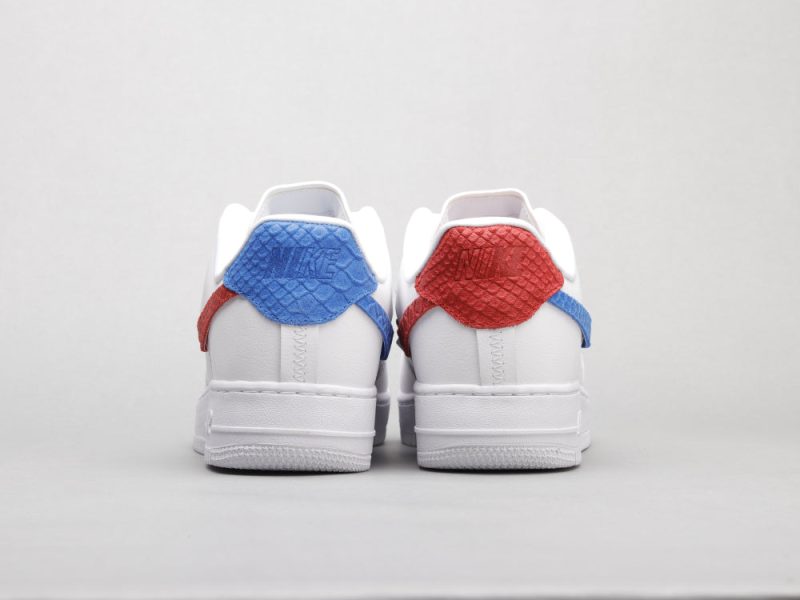 LW - AF1 White red blue snake pattern - Image 5
