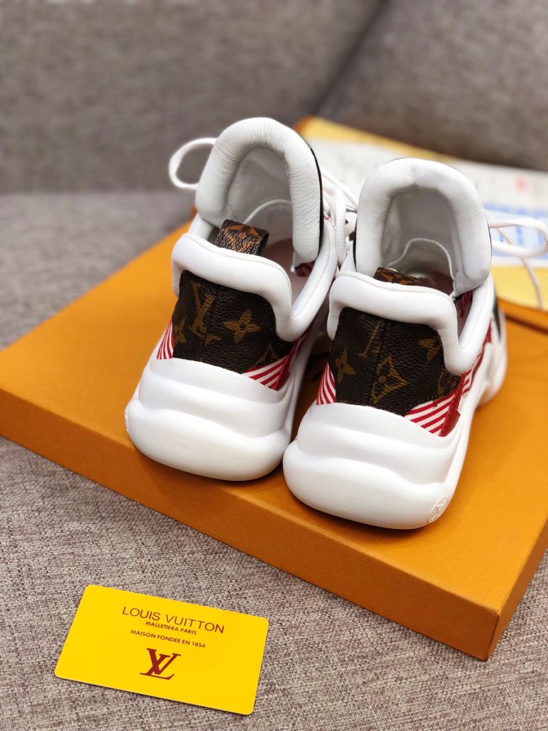 LW - LUV Archlight White Red Brown Sneaker - Image 8
