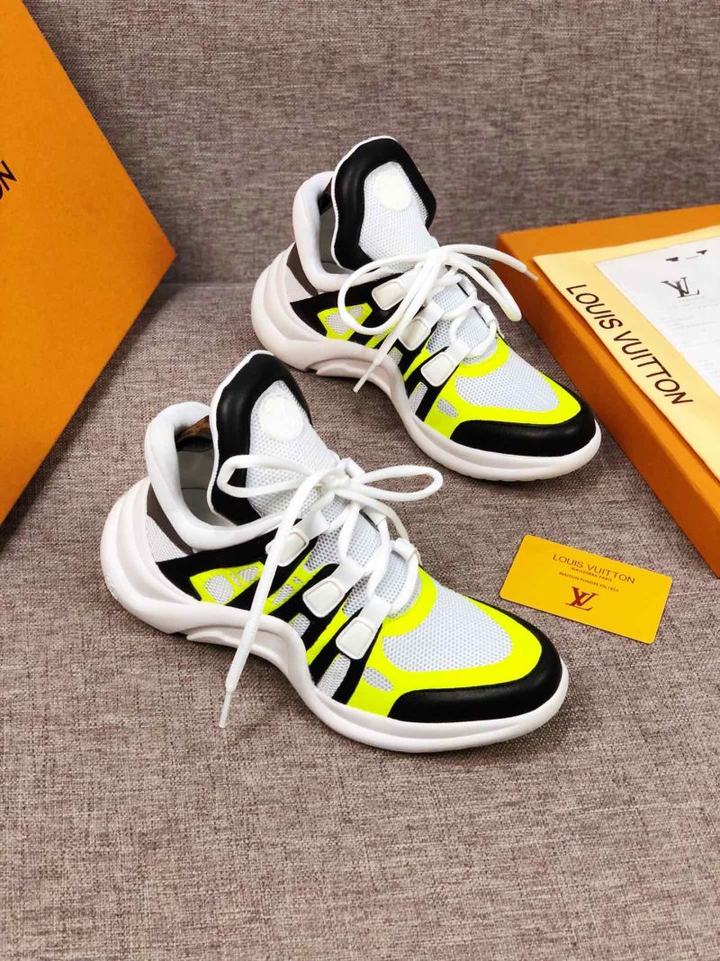 LW - LUV Archlight Black White Yellow Sneaker - Image 5