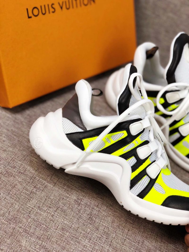 LW - LUV Archlight Black White Yellow Sneaker - Image 6