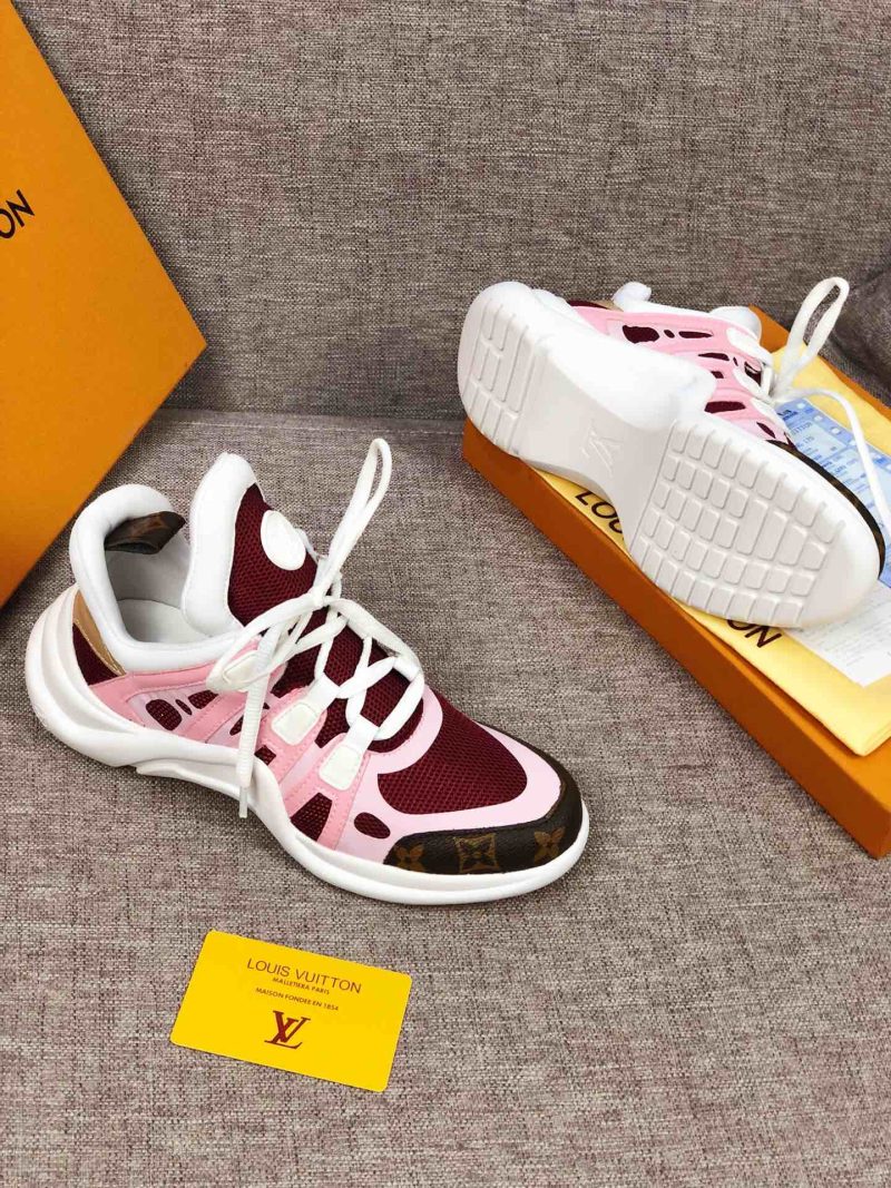 LW - LUV Archlight Pink Brown Sneaker - Image 8