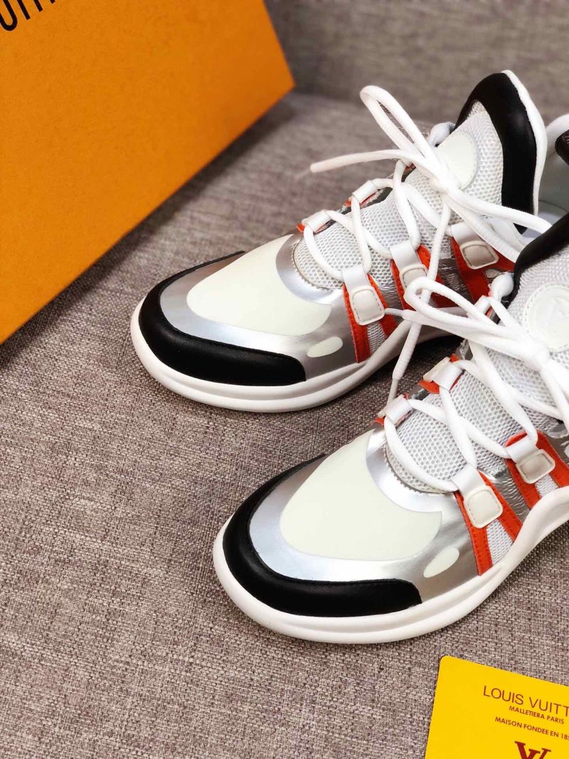 LW - LUV Archlight White Black Orange Sneaker - Image 7
