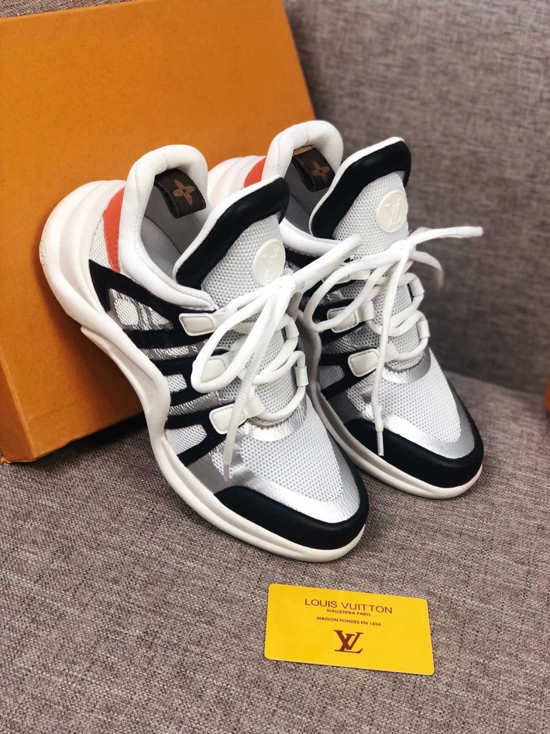 LW - LUV Archlight White Black Orange Sneaker - Image 5