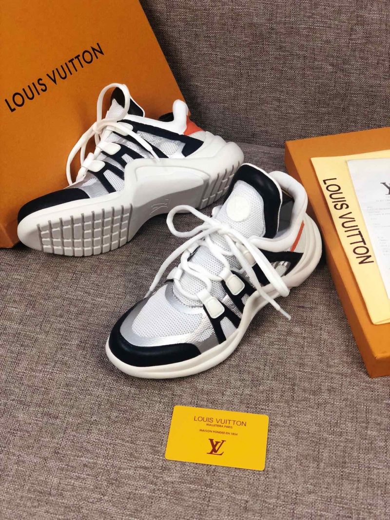 LW - LUV Archlight White Black Orange Sneaker - Image 6