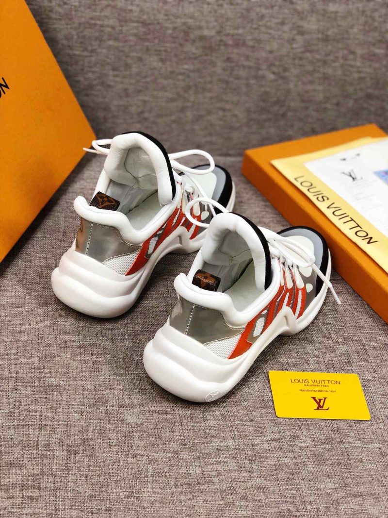 LW - LUV Archlight White Black Orange Sneaker - Image 8