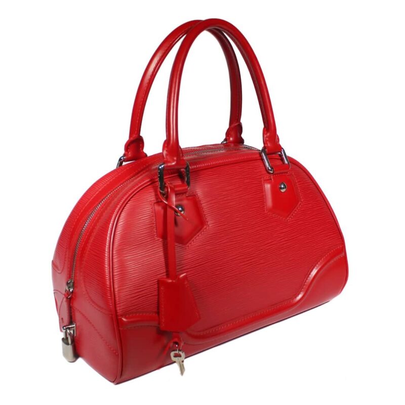 Louis Vuitton Bowling Montaigne PM Red Epi AWE - Image 2