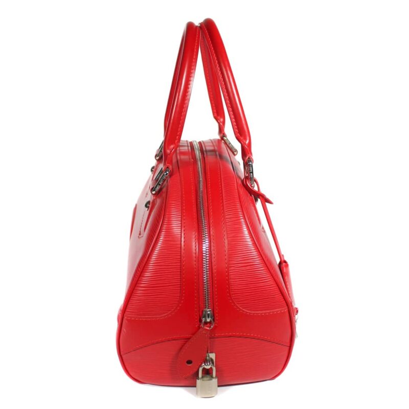 Louis Vuitton Bowling Montaigne PM Red Epi AWE - Image 6