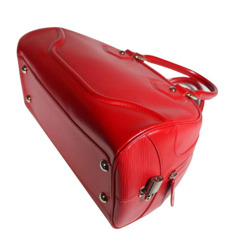 Louis Vuitton Bowling Montaigne PM Red Epi AWE - Image 9