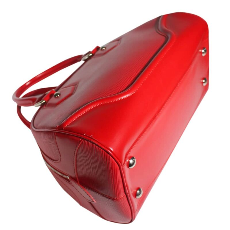 Louis Vuitton Bowling Montaigne PM Red Epi AWE - Image 10