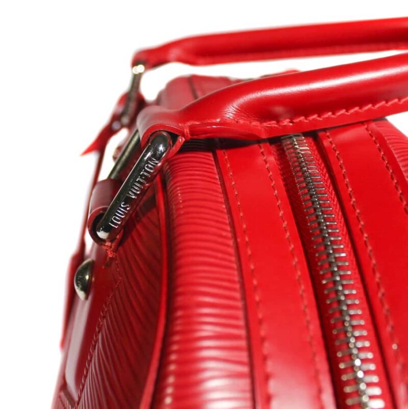 Louis Vuitton Bowling Montaigne PM Red Epi AWE - Image 12