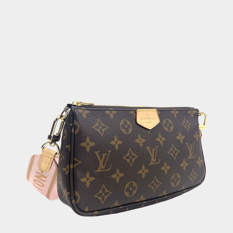 LOUIS VUITTON Pouchette w/Canvas Strap AWE