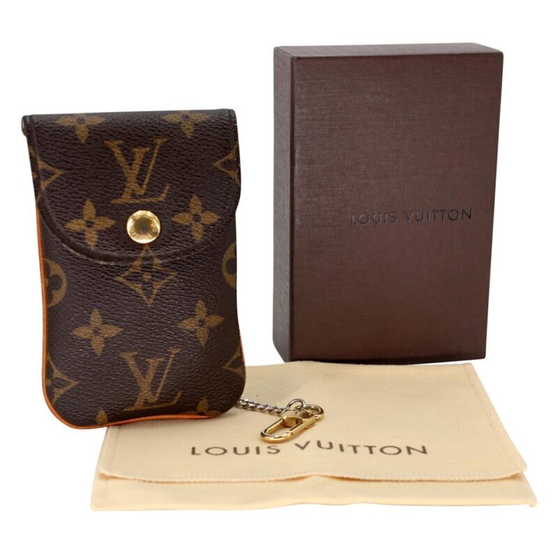Louis Vuitton Pochette Case Monogram Keychain Wallet LV-1202P-0015 AWE