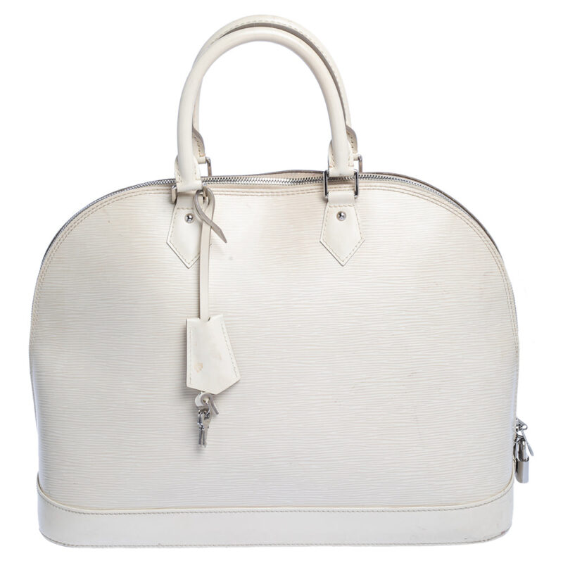 Louis Vuitton Ivorie Epi Leather Alma GM Bag AWE