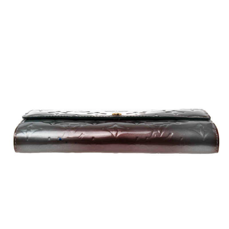 Louis Vuitton Givre Monogram Vernis Sarah Wallet AWE - Image 6