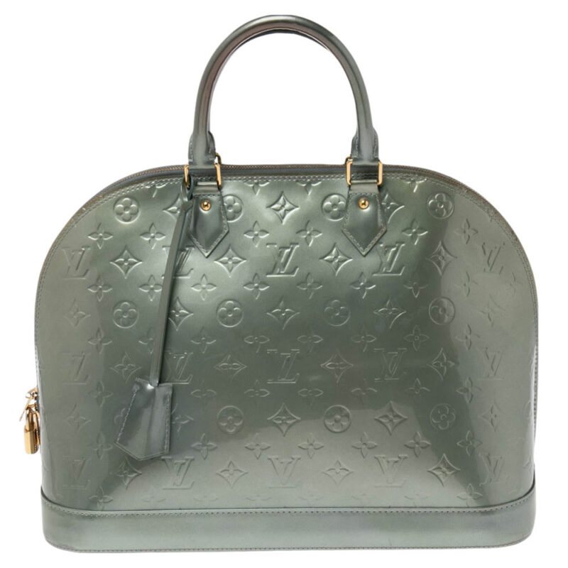 Louis Vuitton Givre Monogram Vernis Alma GM Bag AWE