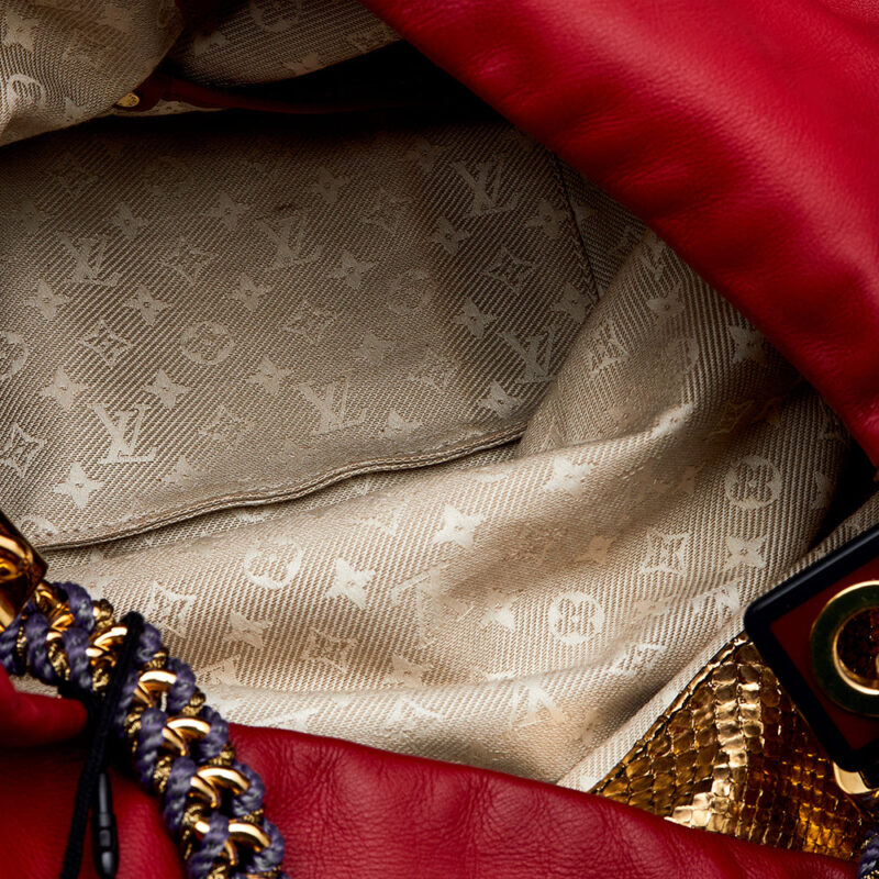Louis Vuitton Leather And Jacquard Limited Edition Safari Flight Bag AWE - Image 7