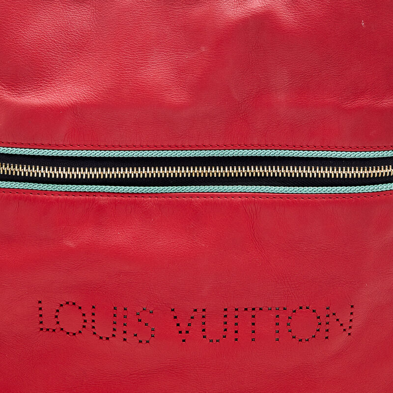 Louis Vuitton Leather And Jacquard Limited Edition Safari Flight Bag AWE - Image 5