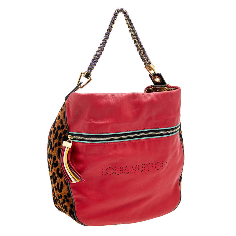 Louis Vuitton Leather And Jacquard Limited Edition Safari Flight Bag AWE - Image 3