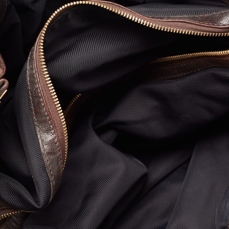 Louis Vuitton Espresso Monogram Suede Limited Edition Irene Bag AWE - Image 8