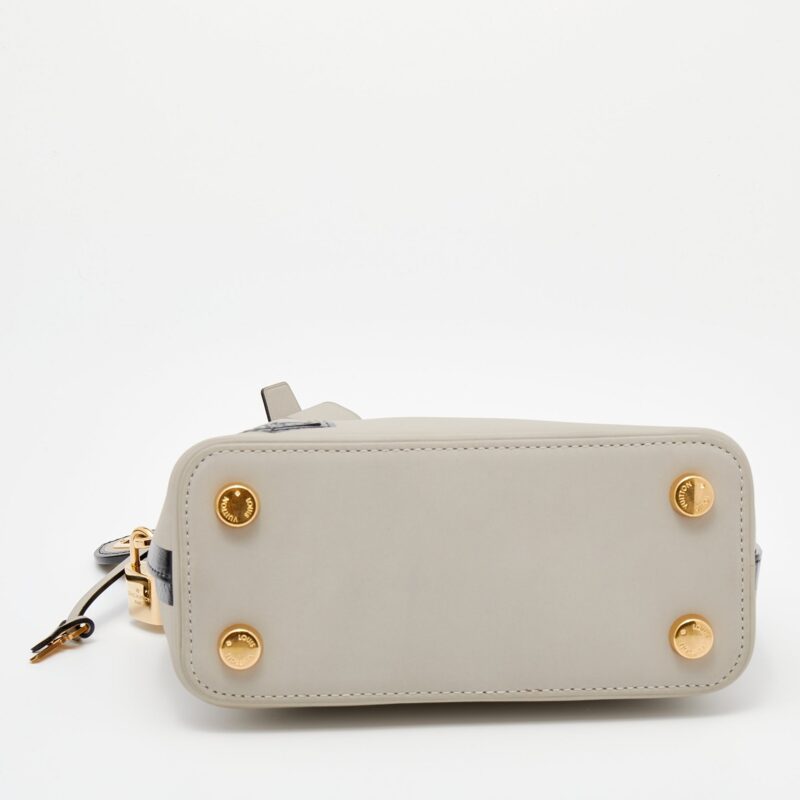 Louis Vuitton Gris Cuir Obsession Lockit BB Bag AWE - Image 6