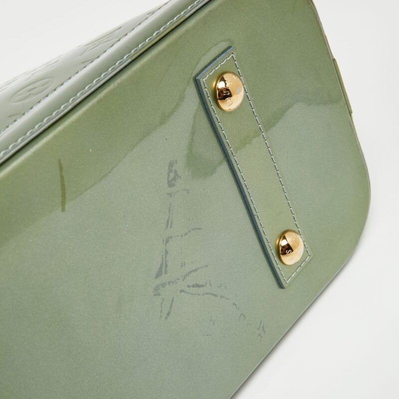 Louis Vuitton Givre Monogram Vernis Leather Alma PM Bag AWE - Image 5