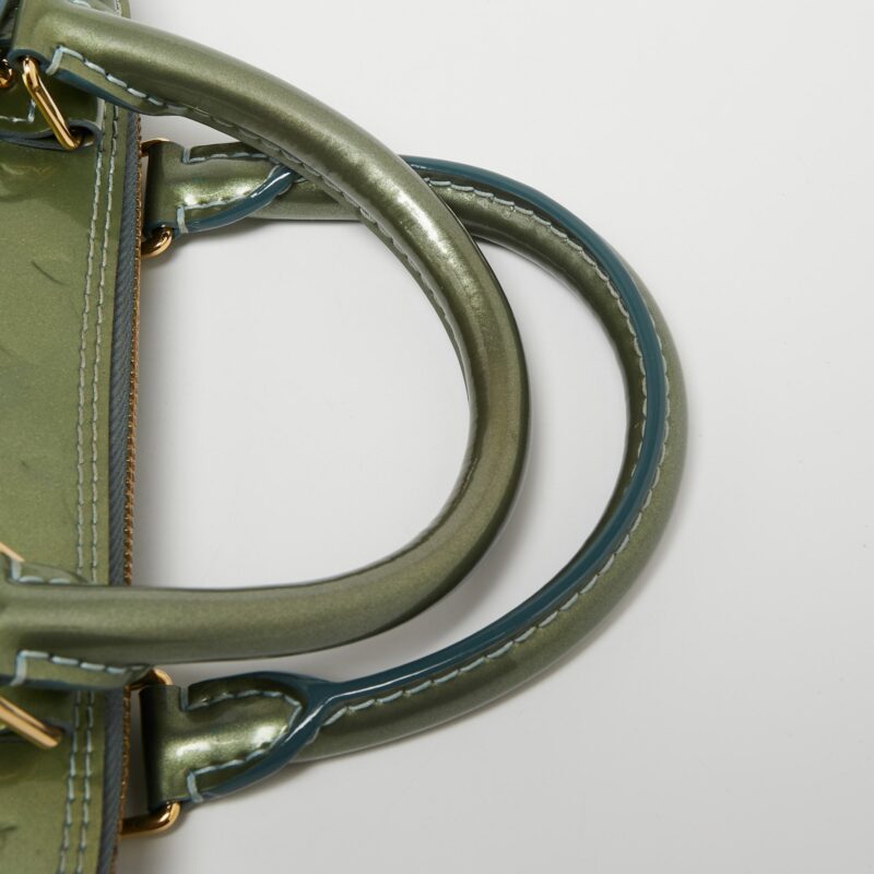 Louis Vuitton Givre Monogram Vernis Leather Alma PM Bag AWE - Image 7