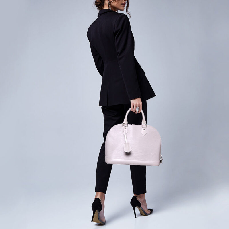 Louis Vuitton Gres Epi Leather Alma PM Bag AWE - Image 2