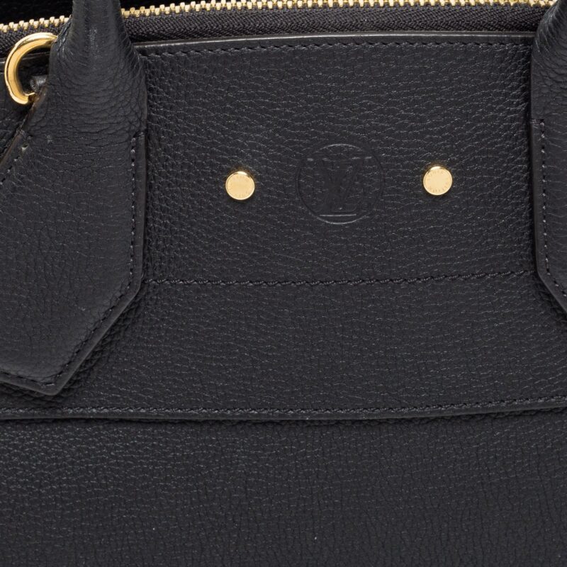 Louis Vuitton Black Leather City Steamer MM Bag AWE - Image 6