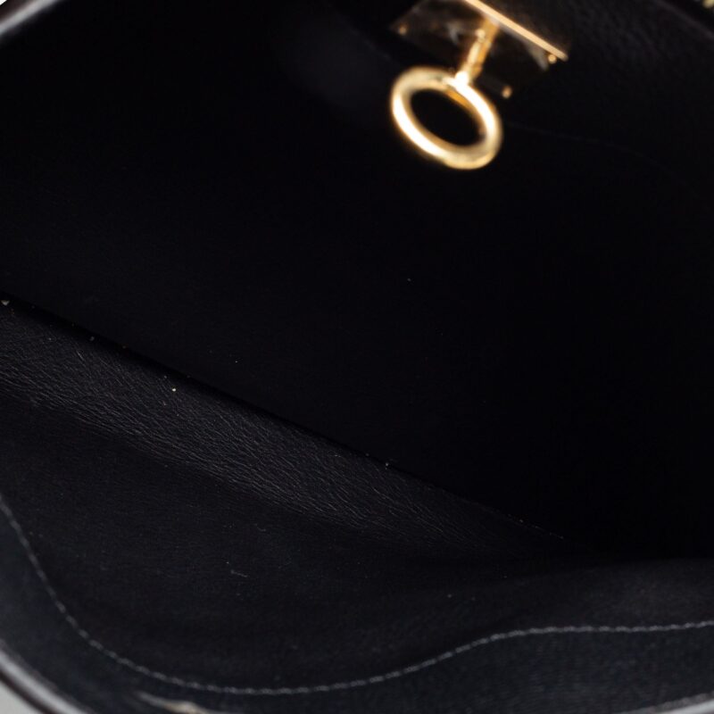 Louis Vuitton Black Leather City Steamer MM Bag AWE - Image 8