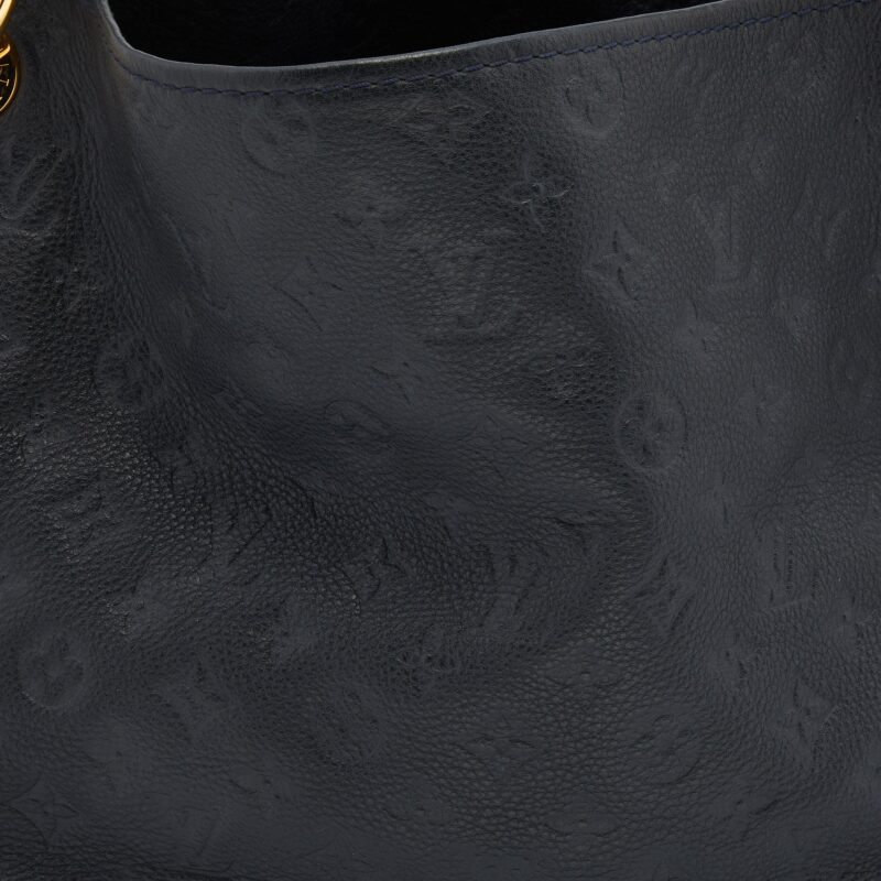 Louis Vuitton Bleu Infini Monogram Empreinte Leather Artsy MM Bag AWE - Image 5