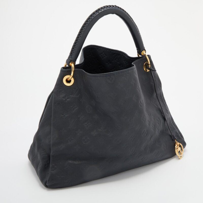 Louis Vuitton Bleu Infini Monogram Empreinte Leather Artsy MM Bag AWE - Image 3