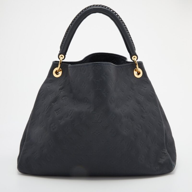 Louis Vuitton Bleu Infini Monogram Empreinte Leather Artsy MM Bag AWE - Image 4