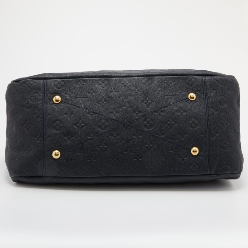 Louis Vuitton Bleu Infini Monogram Empreinte Leather Artsy MM Bag AWE - Image 6