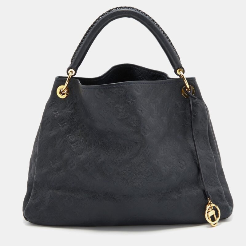 Louis Vuitton Bleu Infini Monogram Empreinte Leather Artsy MM Bag AWE
