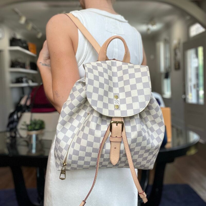 Louis Vuitton Damier Azur Sperone Backpack AWE